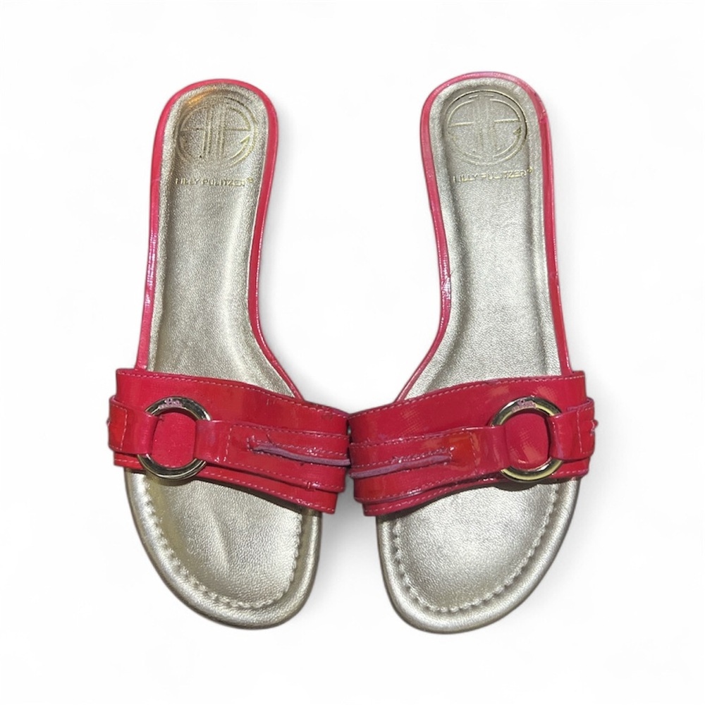 Coral Slide Sandals